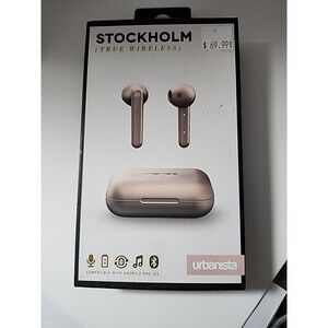 Urbanista Stockholm True Wireless Bluetooth Earbud Headphones Charging Case new